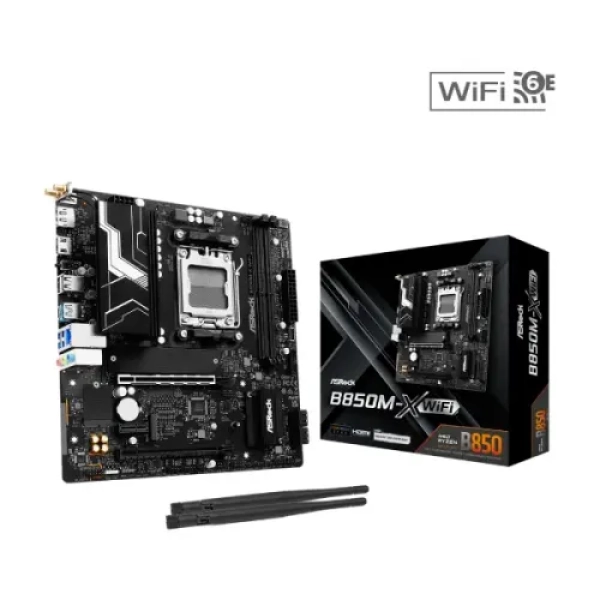 ASRock B850M-X WiFi DDR5 AM5 Micro-ATX Gaming Motherboard